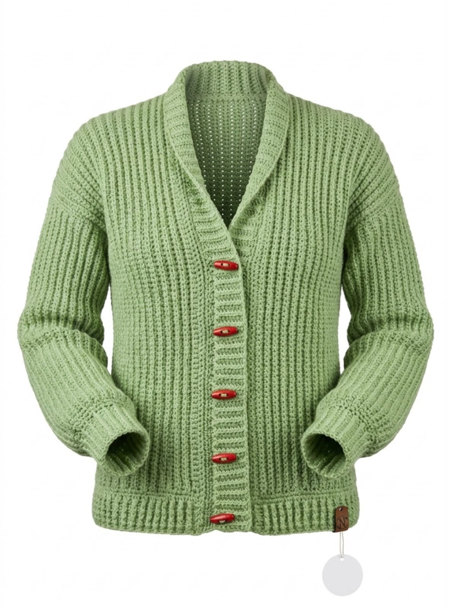 Cardigan à l'aspect tricot 2