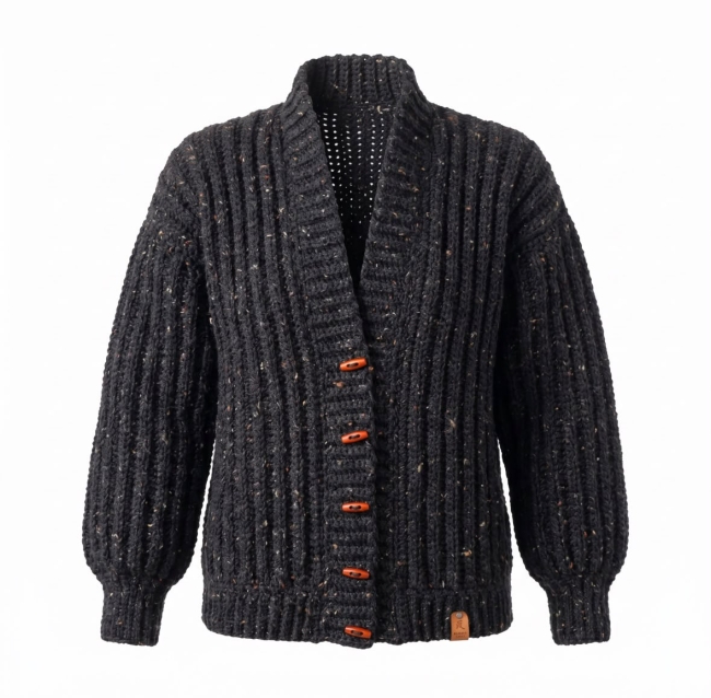 Pull aspect tricot noir